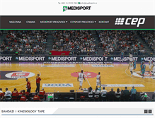Tablet Screenshot of medisport.rs