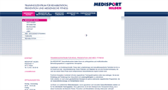 Desktop Screenshot of medisport.de
